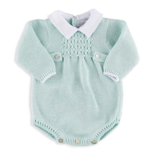 Porter Mint Knitted Romper