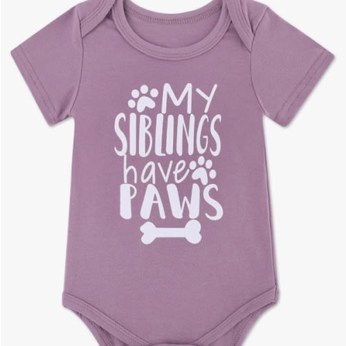 Funnycokid Baby Boys Girls Bodysuit Funny Newborn Romper Short Sleeve Infant Neutral Outfits 0-12 Months