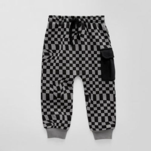 Grayson Little Toddler Boys Drawstring Waist Cuffed Mid Rise Regular Fit Fleece Jogger Pant