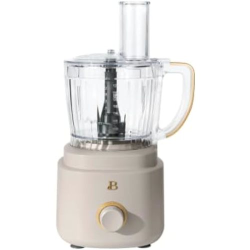 Beautiful 10-Cup Food Processor with Accessories, created by Drew Barrymore (Porcini Taupe)