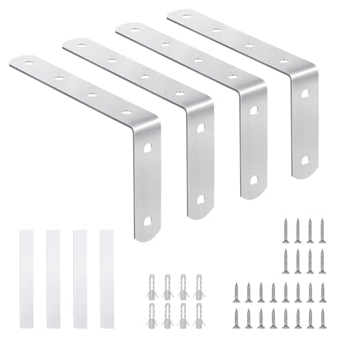 furniture anchors anti-tip baby proofing: Safety Straps Kit for Dresser Secure 400 lbs Bookcase to Wall Cabinet Wall Anchor 4 Pack