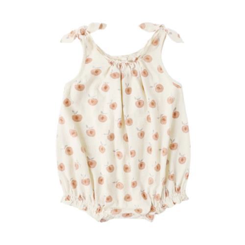 Shoulder Tie Bubble Peaches | Caro Bambino