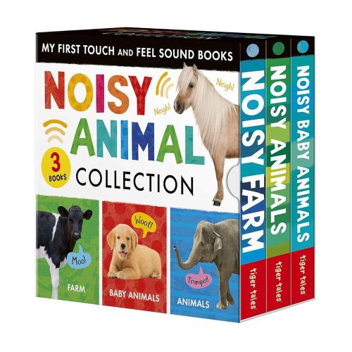 Noisy Animal 3-Book Boxed Set: My First Touch and Feel Sound Books: Noisy Baby Animals; Noisy Farm; Noisy Animals