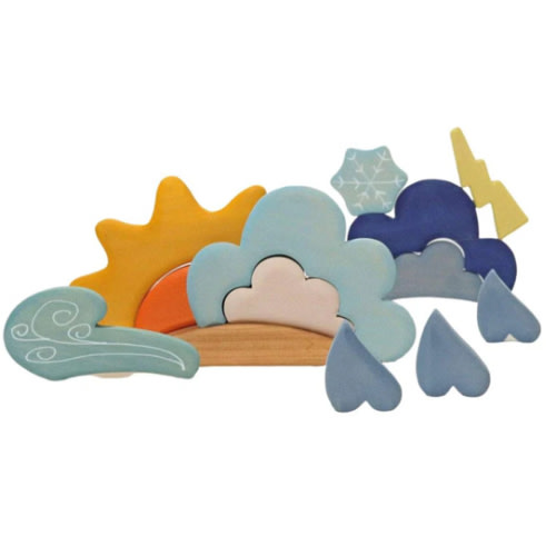 Wooden Weather Building Set