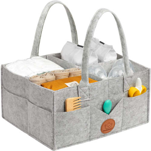 Original 2.0 Diaper Caddy- Taupe