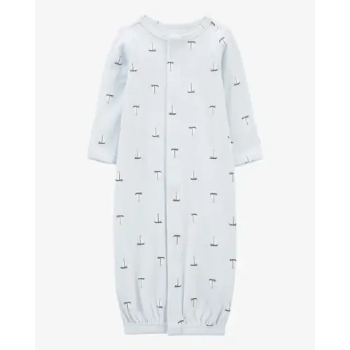 Baby Boy Preemie Sailboat Sleeper Gown | Carter's
