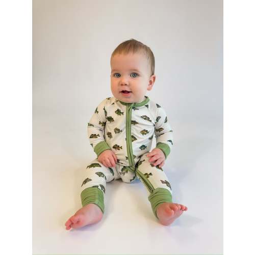 Convertible Zip Pajamas - Lake Fish – Goosies