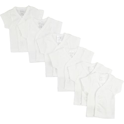 White Side Snap Short Sleeve Shirt 6 Pack