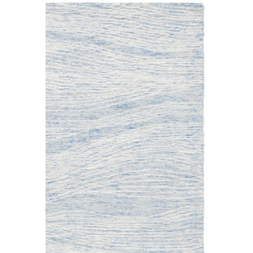 Highland Dunes Ameelia Hand Tufted Indian Wool And Cotton With Latex Abstract Rug & Reviews | Wayfair