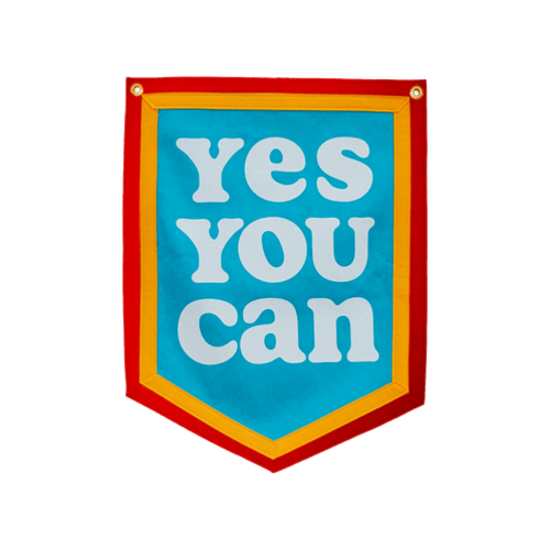 Yes You Can Camp Flag | Kelle Hampton x Oxford Pennant