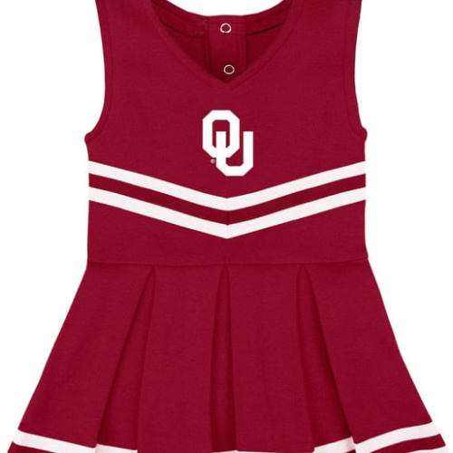 Oklahoma Sooners Baby CRIMSON Team Sets Cheer Dress - 35010329