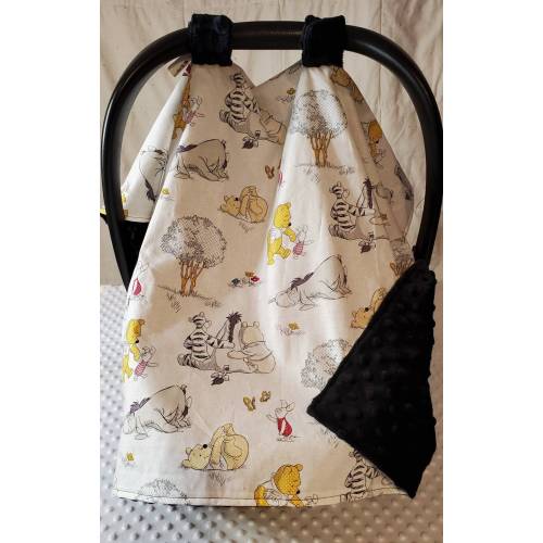 Winnie the Pooh Carseat Cover/Canopy