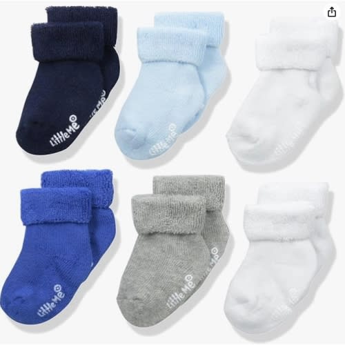 Little Me baby-boys Baby Boys' 6 Pack SocksBaby Boy Socks