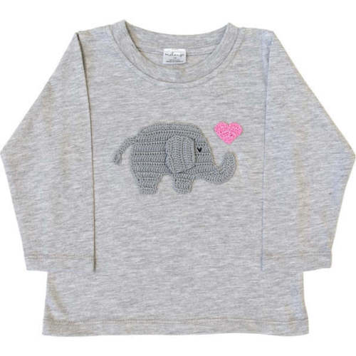 Valentine Elephant Tee, Pink - Melange Collection | Maisonette