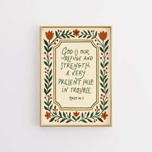 Hand-Drawn Scripture Decor