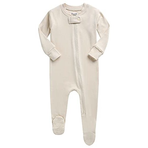 VAENAIT BABY Infant Toddler Boys Girls Footed One-Piece Sleep and Play Premium Modal Pajamas 1-2 Pieces