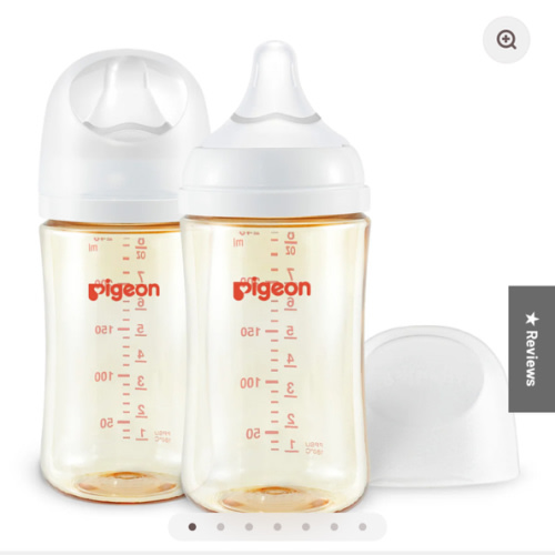 Wide Neck Baby Bottle 2 Packs, 8.1 Oz (3+ months)