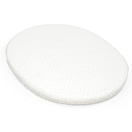 Stokke Sleepi Mini Fitted Sheet V3, Fans Grey - Compatible with Sleepi Mini Mattress V3-100% Fine Cotton Percale - Washable