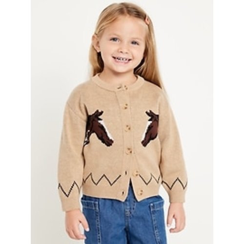 Jacquard-Knit Cardigan Sweater for Toddler Girls | Old Navy