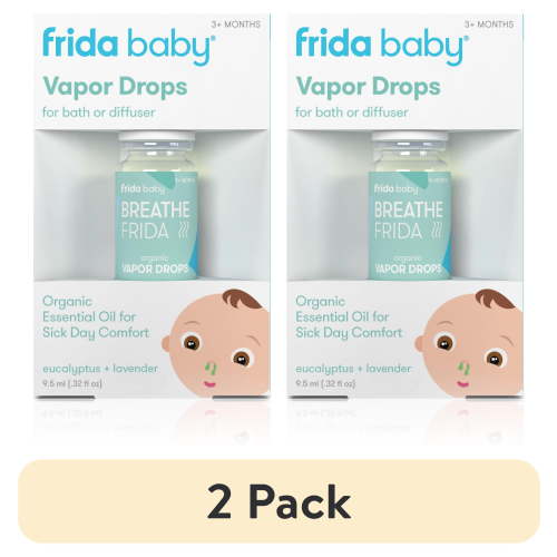 (2 pack) Frida Baby Breathefrida Vapor Bath Drops