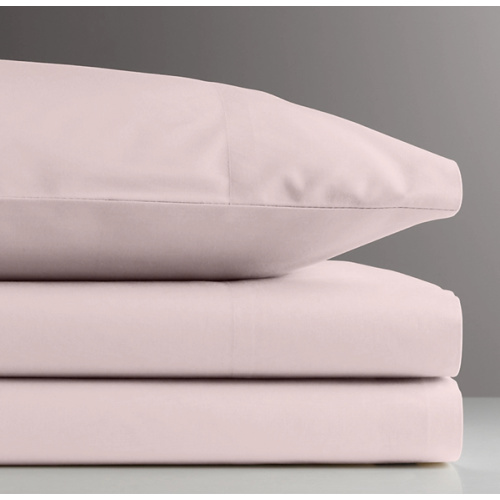 Vintage-Washed Organic Percale Oval Crib Fitted Sheet | RH