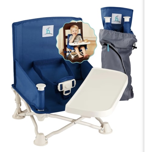 Hiccapop OmniBoost Folding Booster Chair - Gray