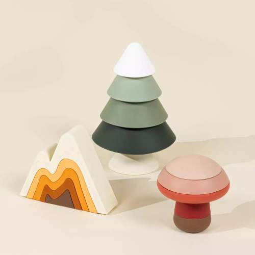 Silicone Stackable Forest Set (16 Pieces)
