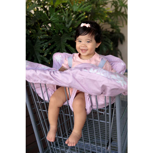 Shopping Cart Cover - Lilac Vintage Tiare