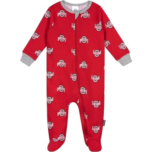 Gerber Unisex Baby NCAA College Offically Licensed Sleep 'N Play, Ohio State Buckeyes, 0-3 Months