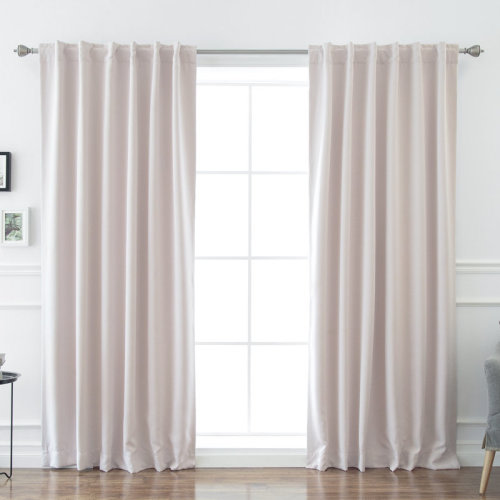 Ebern Designs Bantam Solid Blackout Thermal Rod Pocket Curtain Panels & Reviews | Wayfair