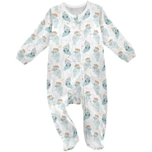 Baby Sleepers For Girl Boys Newborn Baby Play One-Piece Footies For 0-24 Months