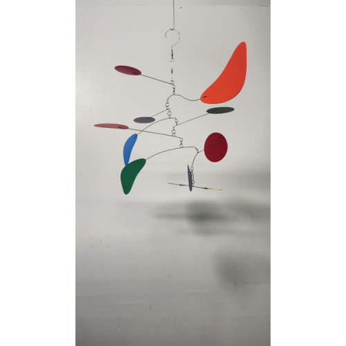 Baby Mobile in Discovery Style Mid Century Modern Rainbow Kinetic Art – Skysetter Mobiles & Art