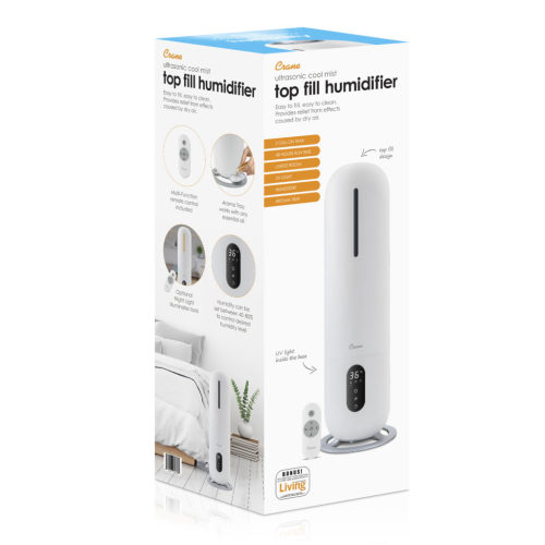 Ultrasonic Cool Mist Tower Humidifier & UV Light | Crane USA - Crane USA