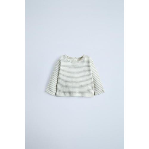 STRIPED T-SHIRT - Greenish | ZARA United States