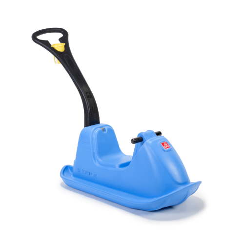Step2 Kids Winter Push Around Snowmobile Toy Sled, Blue