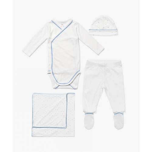 Welcome Baby Bundle, Blue Hearts