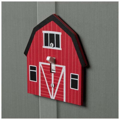 Red Barn Single Switch Plate