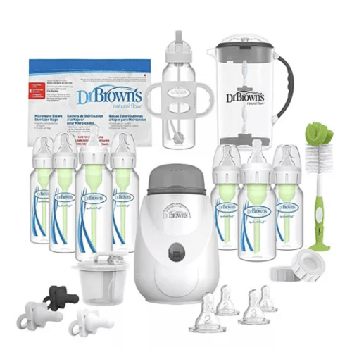 Dr. Browns 38 Piece Natural Flow Options+ All-in-One Baby Bottle Gift Set