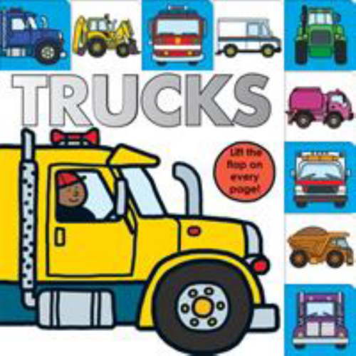 Lift-The-Flap Tab: Trucks: An Interactive Board Book for Little Fans of Trucks (Board Book)