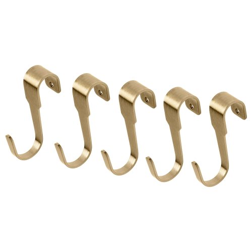 HULTARP Hook - polished/brass color 2 ¾ "