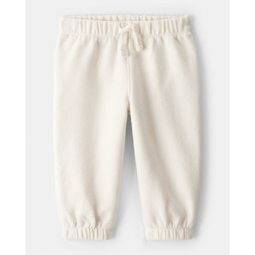 Baby Girl DayDream Fleece Pants - Cream - Carter's | Carter's 3m