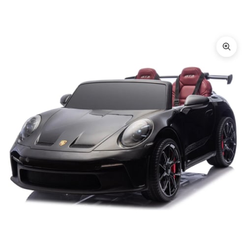 24V Porsche 911 GT3 2-Seater Kids Ride-On Car with Remote Control - Bl