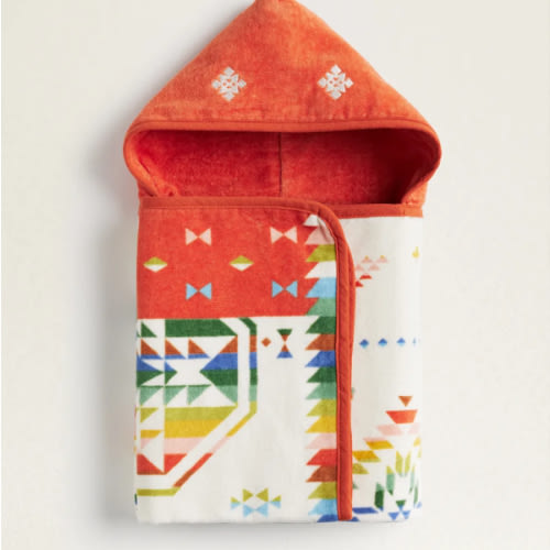 Pendleton WILD BLOOMS HOODED BABY TOWEL