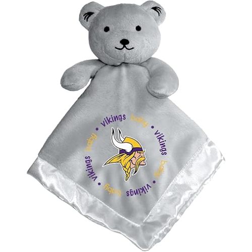 Baby Fanatic Infant Security Bear Blanket - Minnesota Vikings Snuggle Buddy