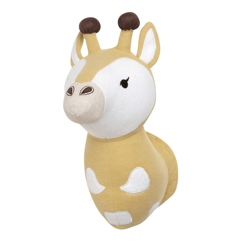Giraffe Plush Head Wall Decor