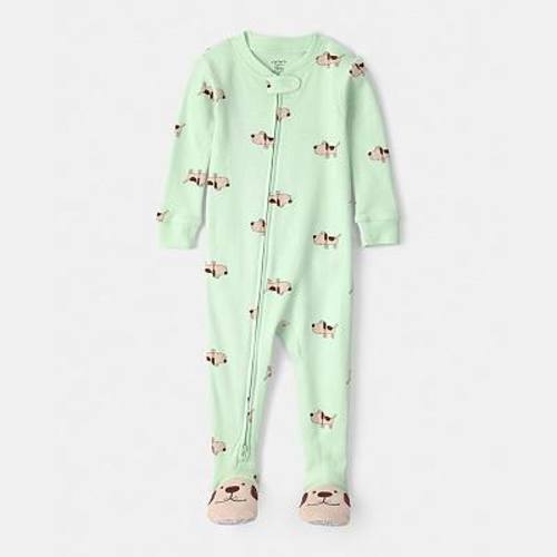 Baby Boy Carter's Puppy Snug Fit Zip-Up Pajamas