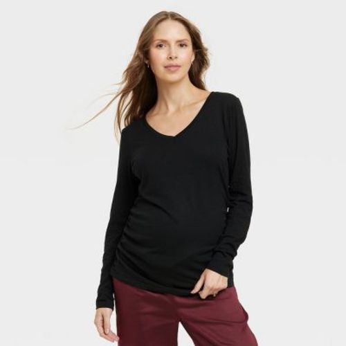 3pk Bundle Maternity Top - Isabel Maternity by Ingrid & Isabel™ Black M: Knit Pullover Shirt Set