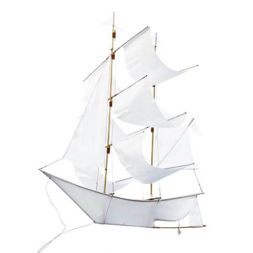 Sailing Ship Kite White