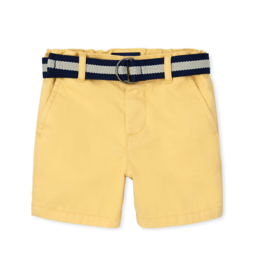 Baby And Toddler Boys Belted Woven Chino Shorts