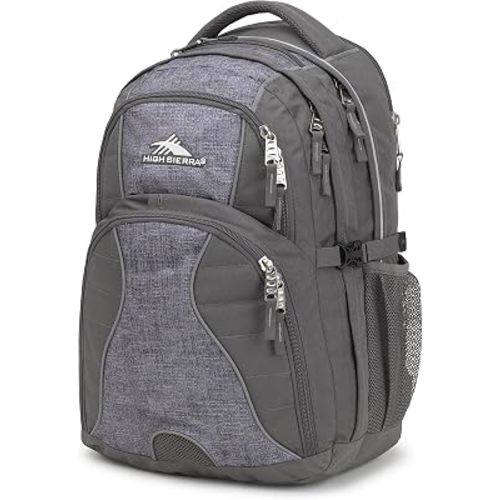 High Sierra Swerve Laptop Backpack, Slate/Woolly Weave, One Size